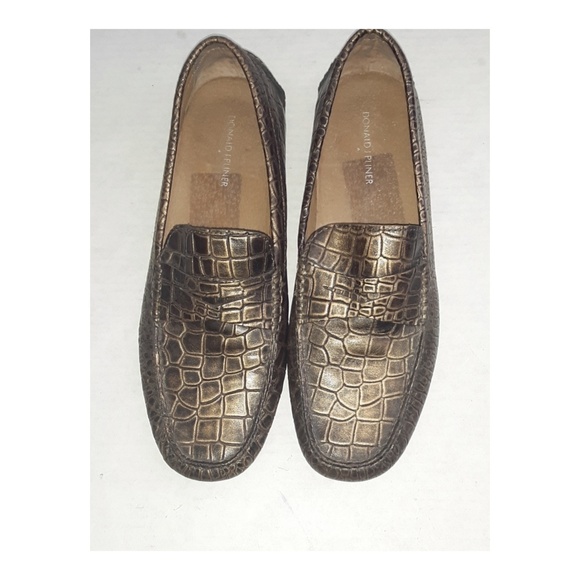 donald j pliner crocodile loafers